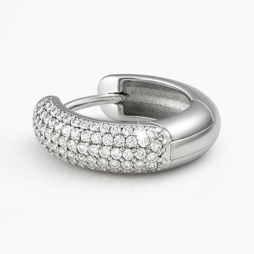 Ice Hoop Earrings