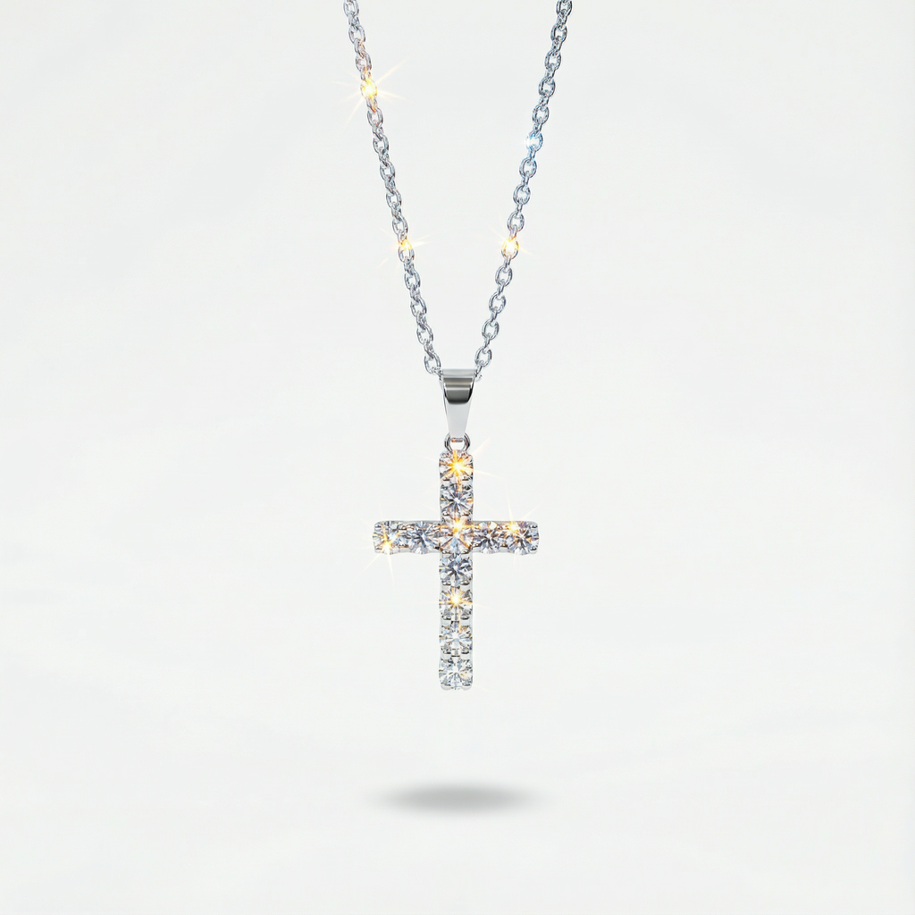 Tennis Cross Necklace