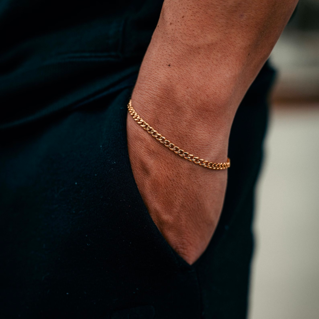 2.5mm Cuban Link Bracelet – Amour Milano®