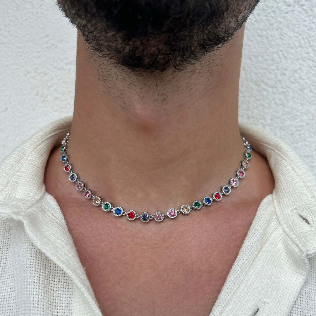 Rainbow Cannes Necklace