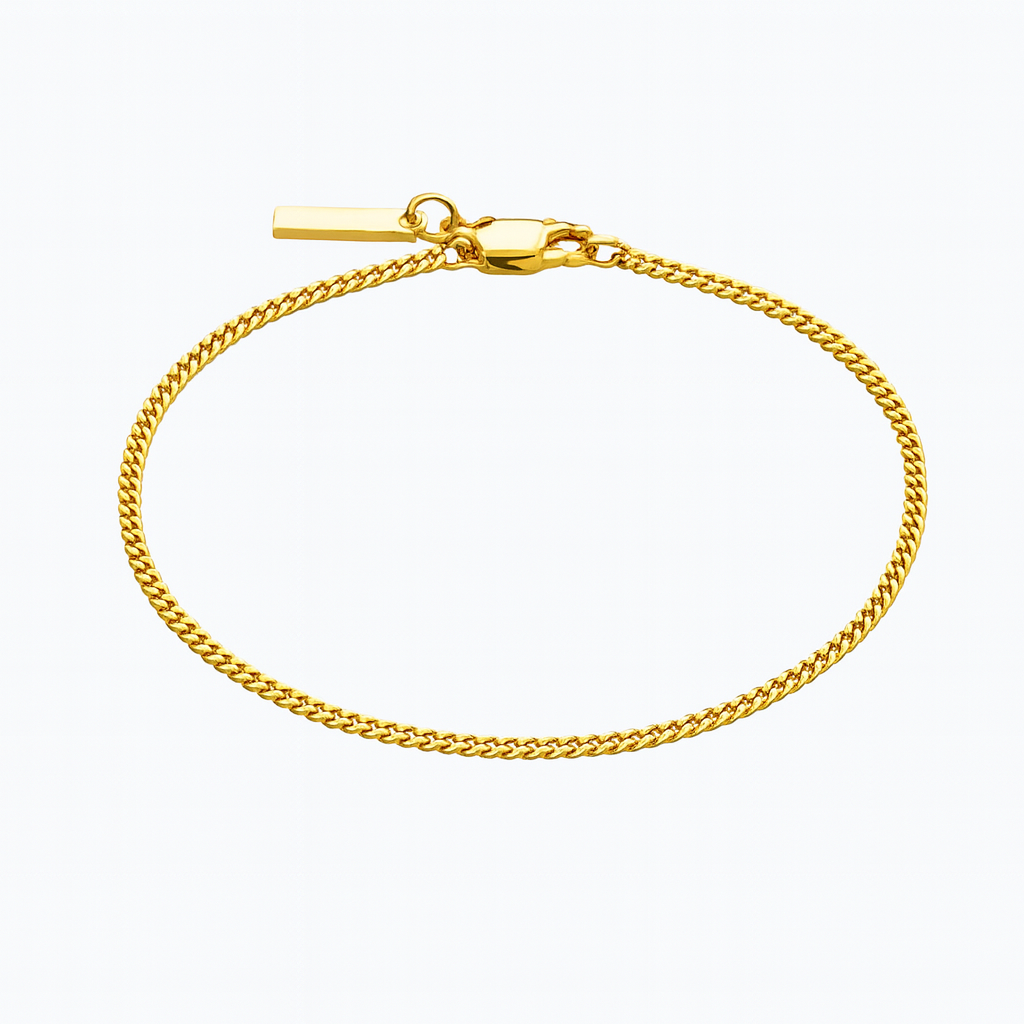 2.5mm Cuban Link Bracelet – Amour Milano®