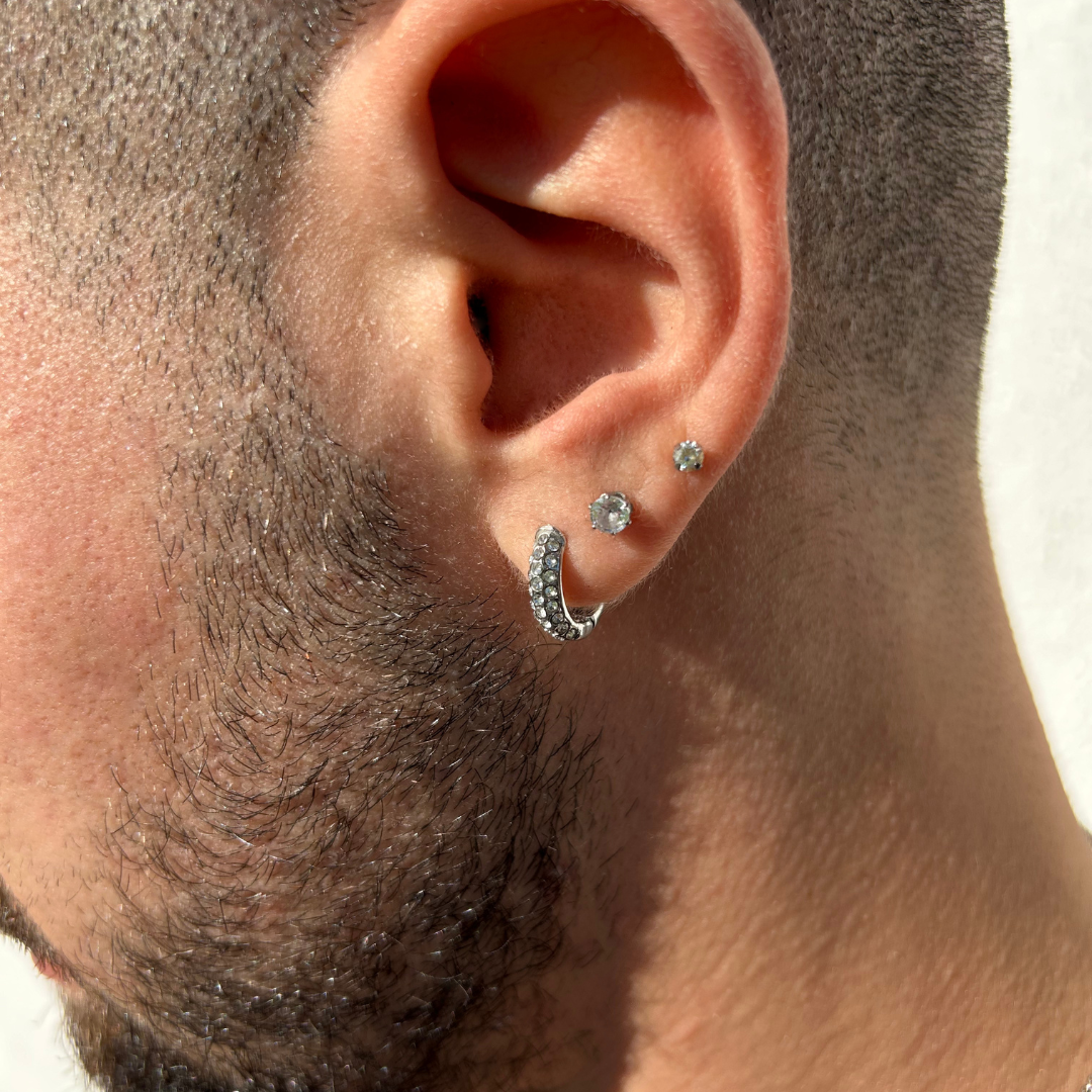 Ice Hoop Earrings