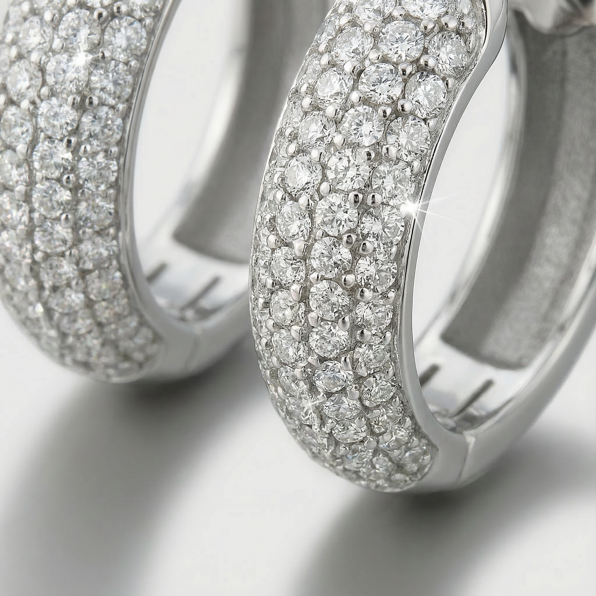 Ice Hoop Earrings