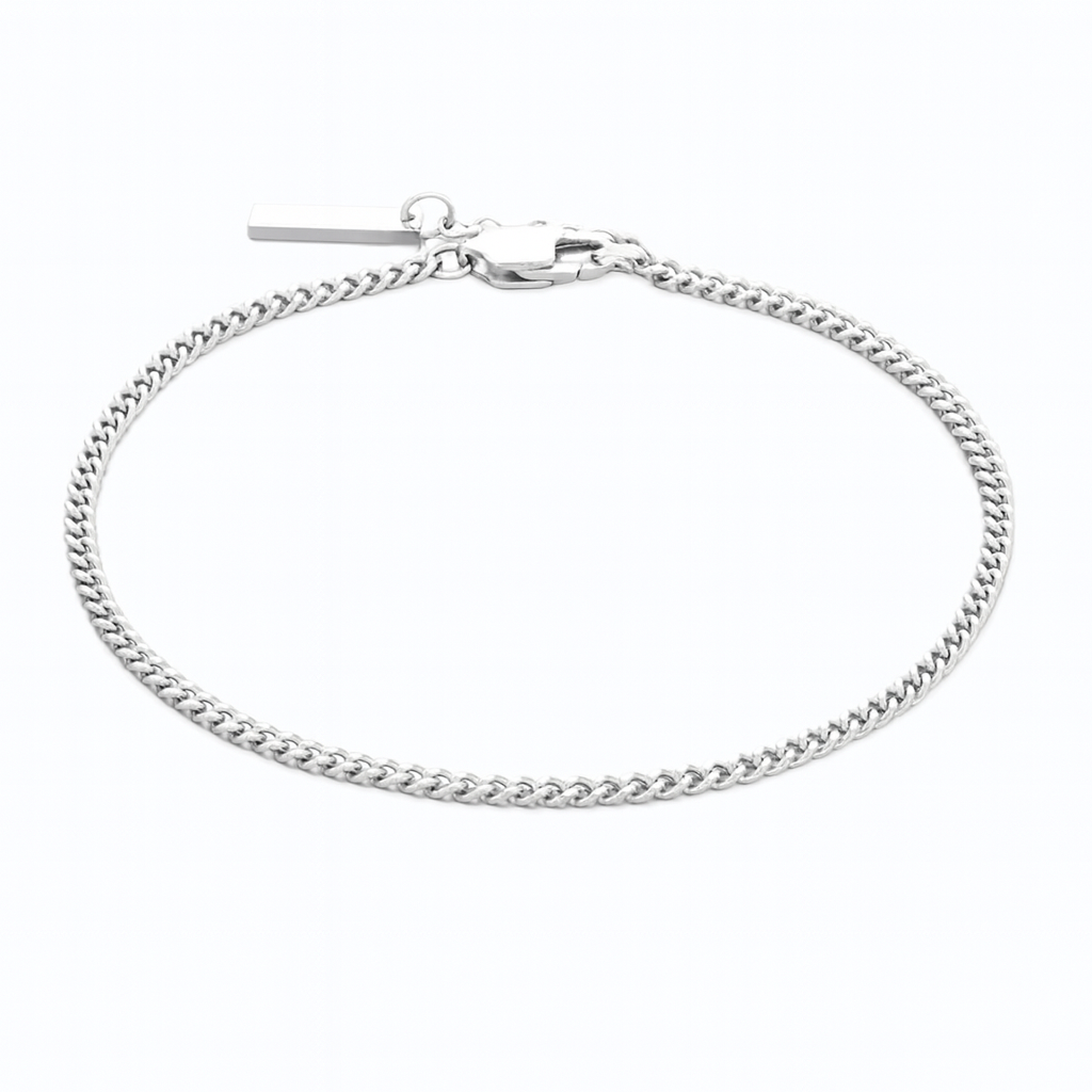 2.5mm Cuban Link Bracelet – Amour Milano®