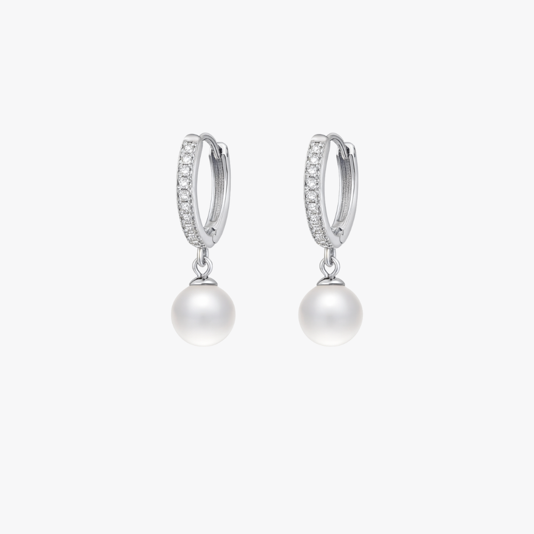 Santorini Pearl Ice Earrings