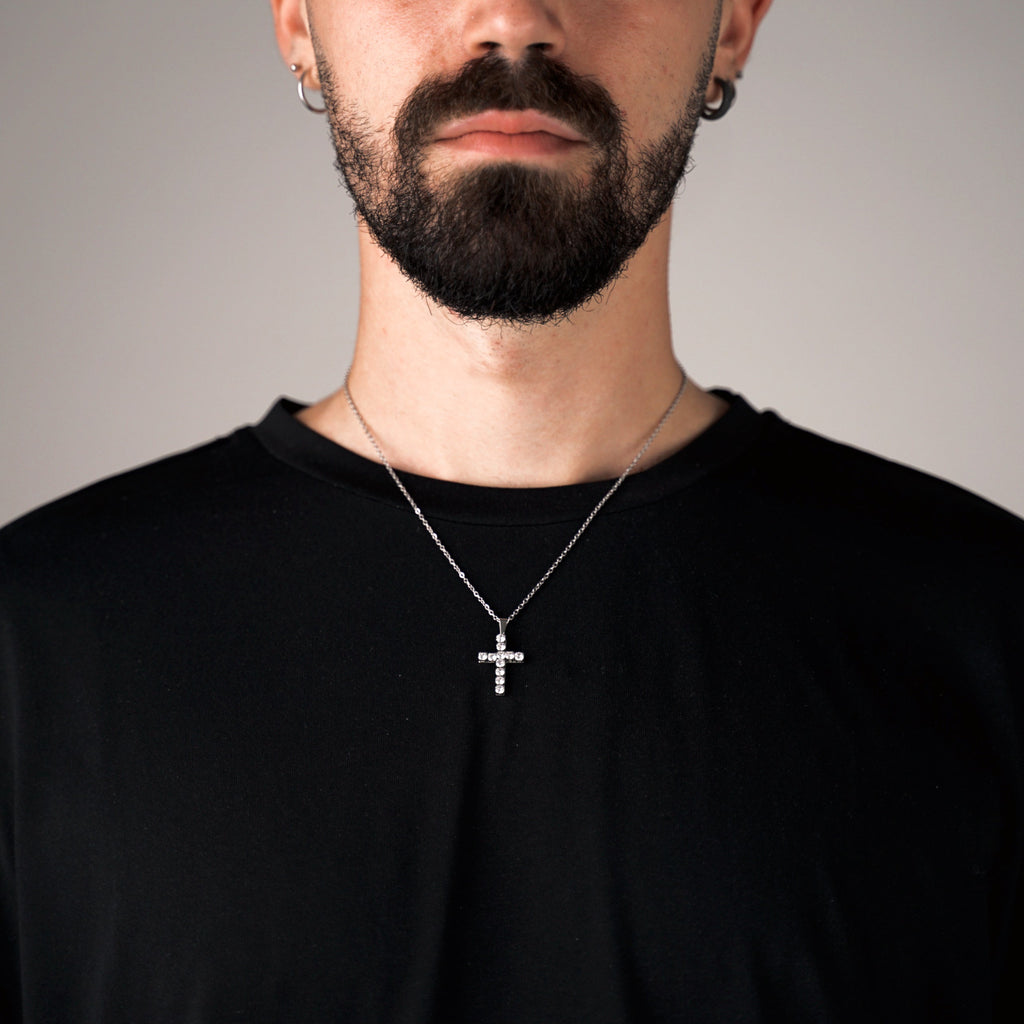 Tennis Cross Necklace