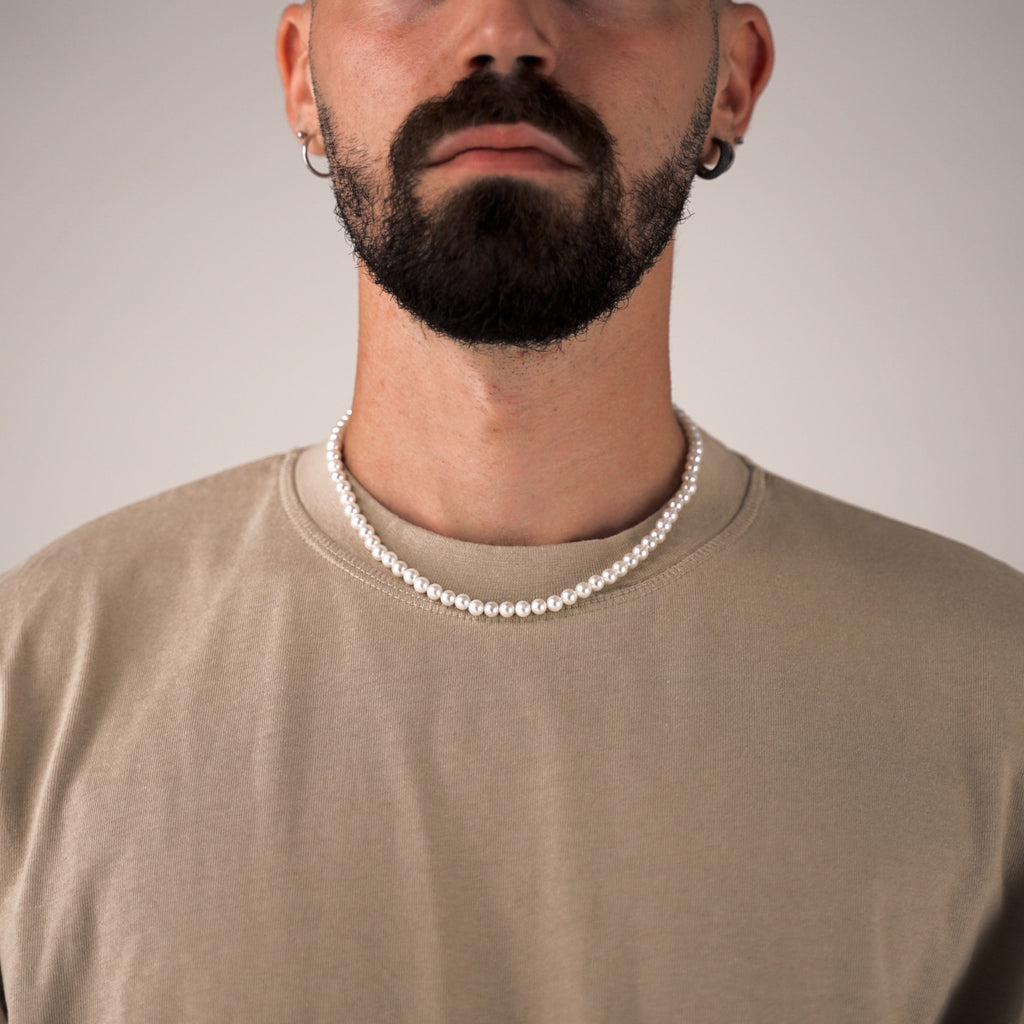 Santorini Pearl Necklace 6mm